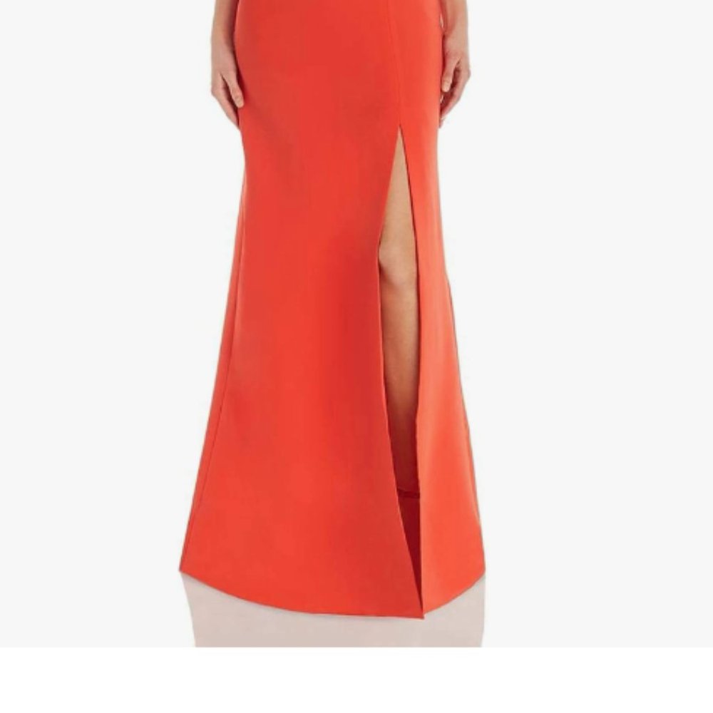 BCBGMAXAZRIA Women's Strappy Caged Gown Size-12 NWT - Picture 5 of 9